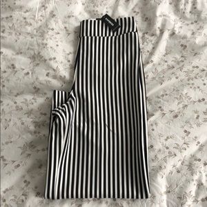 Express cropped wide leg dress pant